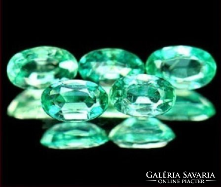 Real room. Beautiful, extremely clear - vsi, 5 emerald gems, columbia, muzo, 1.03ct!
