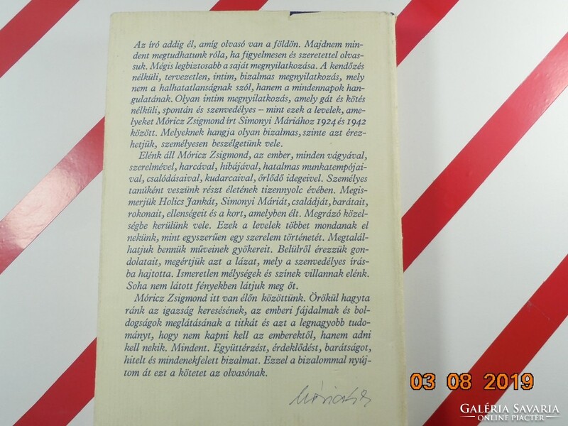 Lili Móricz: dear Mary! Zsigmond Móricz's letters to Mária Simony