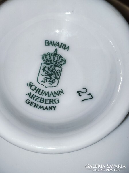 Porcelán csésze + alj + kistányér (Bavaria Schumann Arzberg Germany)