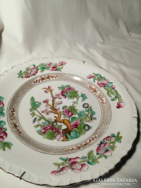 Booth's royal semi-porcelain hand painted wall bowl