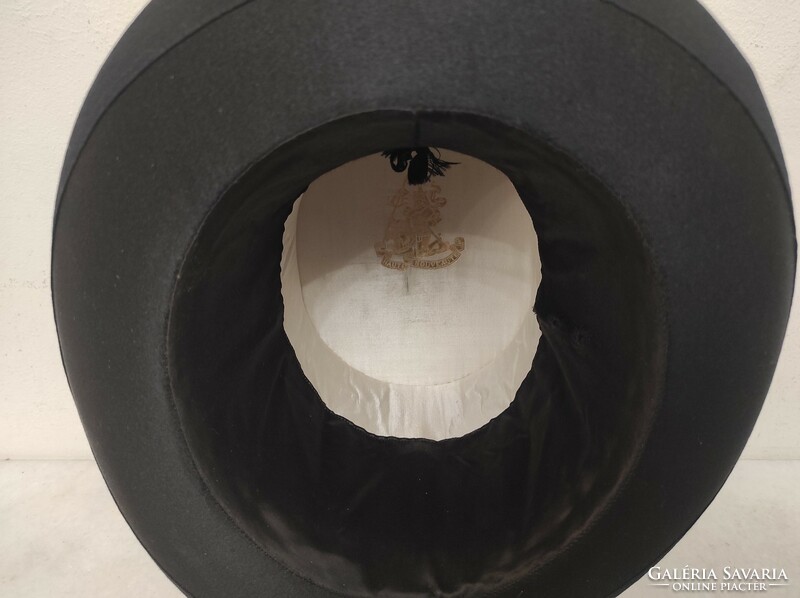 Antik klakk cilinder összecsukható kalap ruha film színház jelmez kellék sérült 120 6452