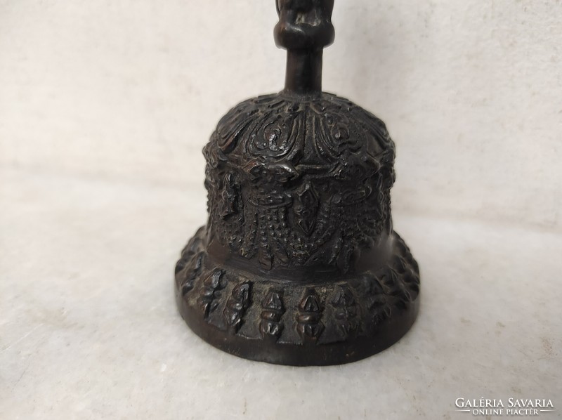 Antik Tibet tibeti buddhista csengő buddha réz szertartási eszköz csengő 132 6535