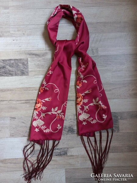 Beautiful Chinese double-sided silk scarf