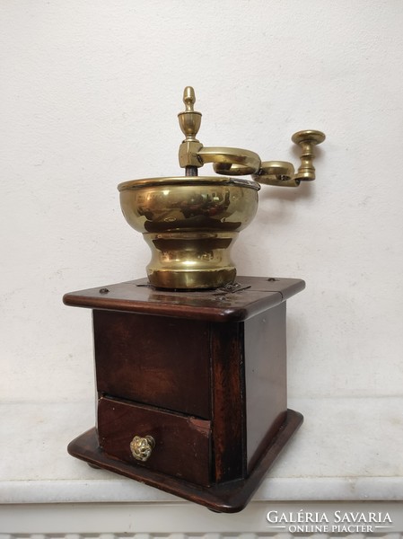 Antique Biedermeier coffee grinder large wooden coffee grinder kitchen tool 744 6488