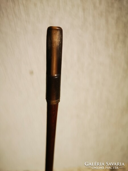 Antique 1800s graceful pipe pipe with pipe stem! Marked: gasparek carved tajtekko xlx.Szàzad.