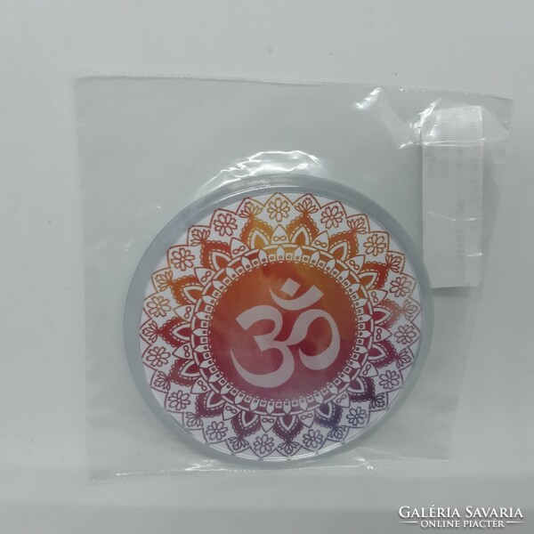 Om symbol - fridge magnet with acrylic case