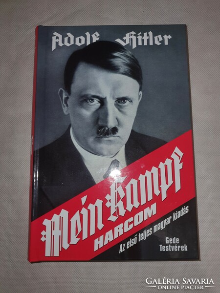Adolf Hitler - Harcom - Mein Kampf - Az eredeti mű, teljes egészében - új hibátlan - Karácsonyra