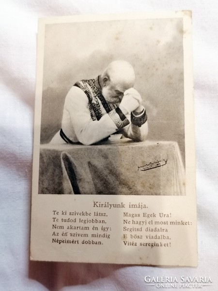 Ferenc József "Királyunk imája"  1914.   217.