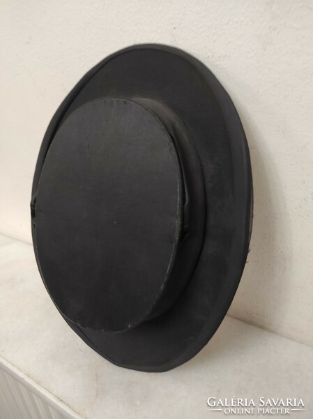 Antique klakk top hat folding hat dress film theater costume prop damaged 753 6454