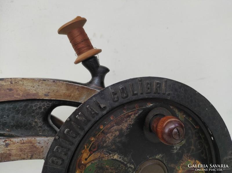 Antik cipész szerszám bőr varrógép varró gép suszter eszköz láb nélkül kerékkel 857 6320