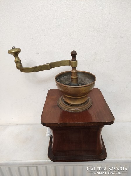 Antique Biedermeier coffee grinder large wooden coffee grinder kitchen tool 150 6487