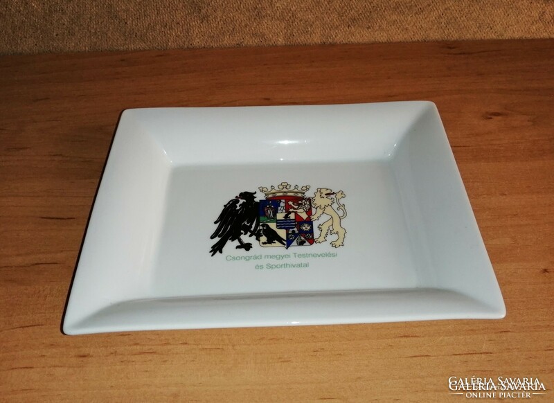 Great Plain porcelain tray Csongrád County Physical Education and Sports Office (24 / d)