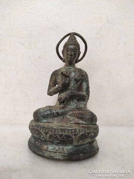 Antique Buddha Buddhist bronze statue with patina 135 6556