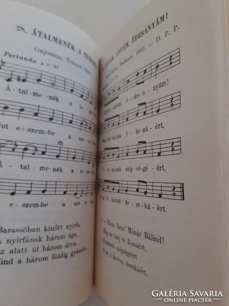 Old book rezeda 1953 folk song collection dedicated to 96 Csango Hungarian folk songs music publisher