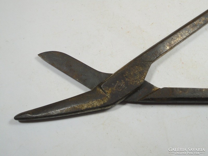 Old antique iron doctor medical gauze cutting scissors - approx. 1920s-40s