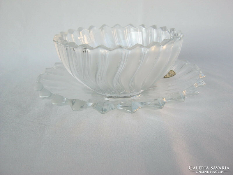 Retro ... Bohemia thick glass centerpiece serving bowl set of 2