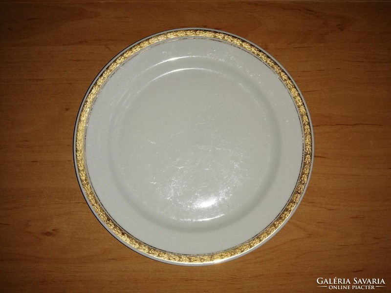 Alföldi porcelain plate with gold pattern dia. 24.5 cm (2p)