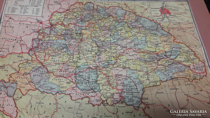 Horthy kori, Nagy - Magyarország térkép
