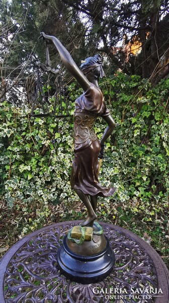 Justitia, Goddess of Truth - monumental bronze statue
