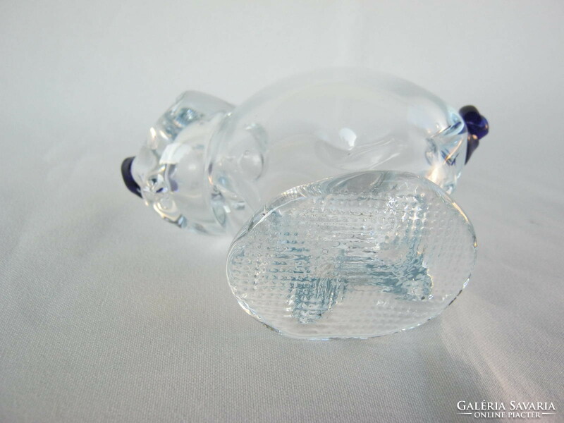 Retro ... Pig glass figure