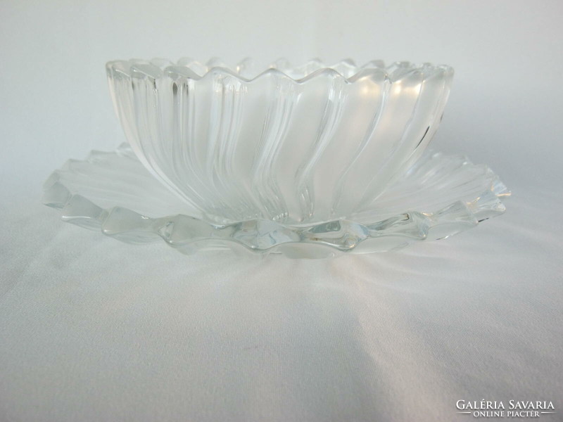 Retro ... Bohemia thick glass centerpiece serving bowl set of 2