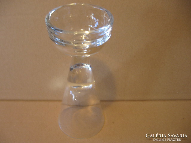 Crystal design candle holder, candle holder, double sided