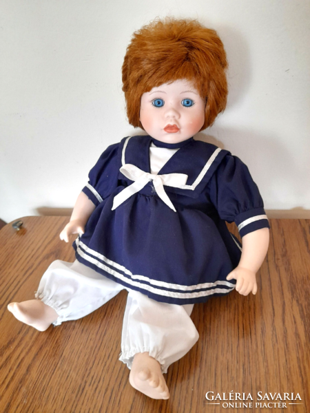 Antique the promenade collection marked porcelain doll