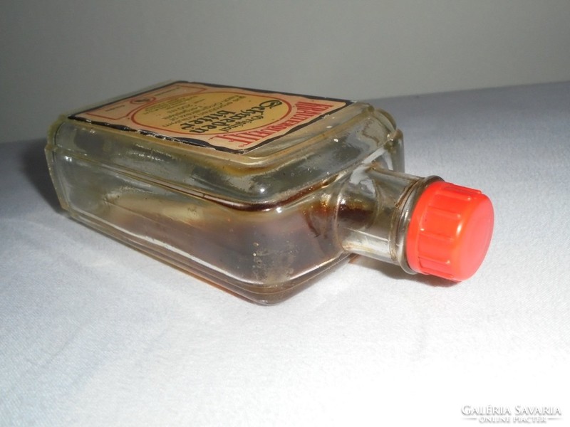 Retro medicinal glass bottle - Swedish drop - 1991