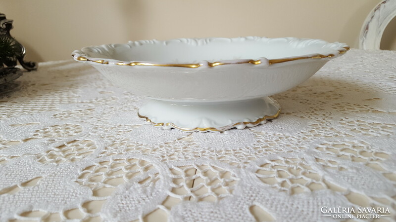 Gyönyörű Seltmann Weiden porcelán,talpas asztalközép,kínáló