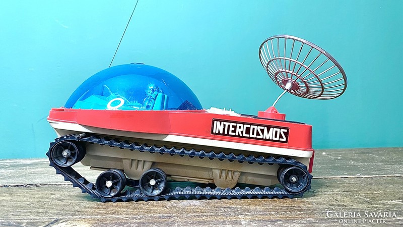 Retro space age intercosmos lunar rover incomplete