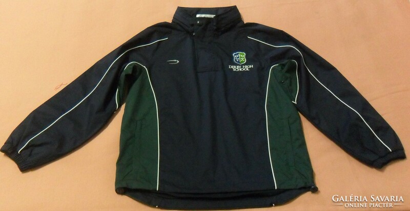 Brand new, hooded jacket with derby high school logo.,. (32-34)