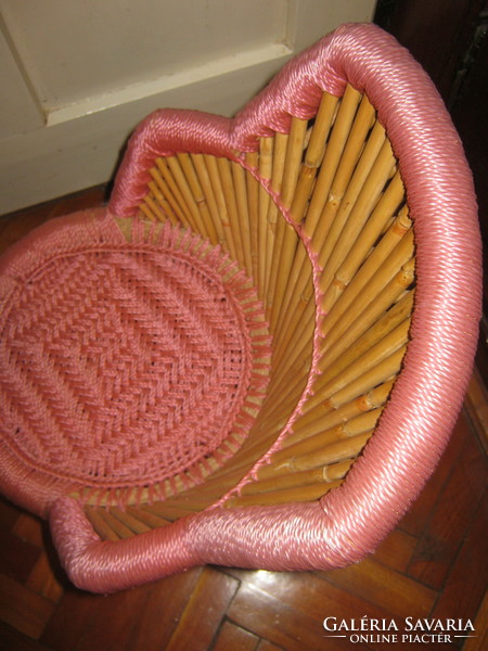 Children's cane armchair