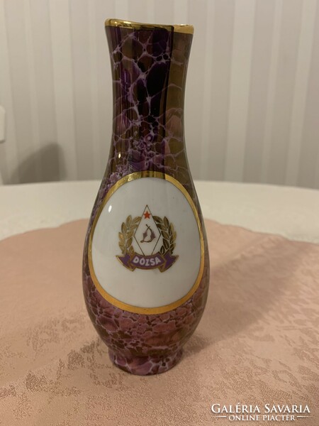Újpesti Dózsa Hollóházi lila váza