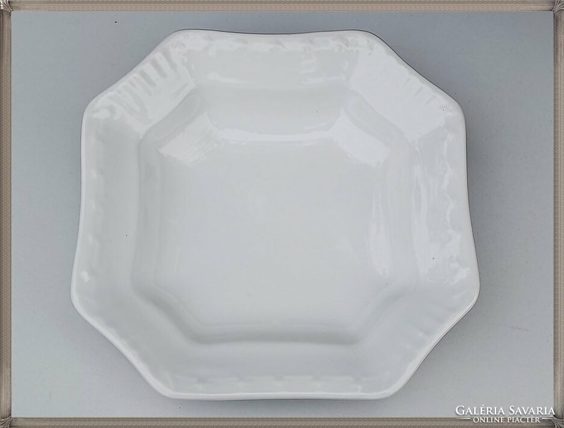 Antique, square mcp white porcelain serving bowls