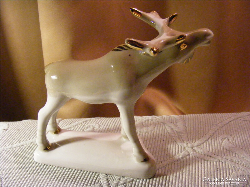 Russian polonne moose porcelain figure