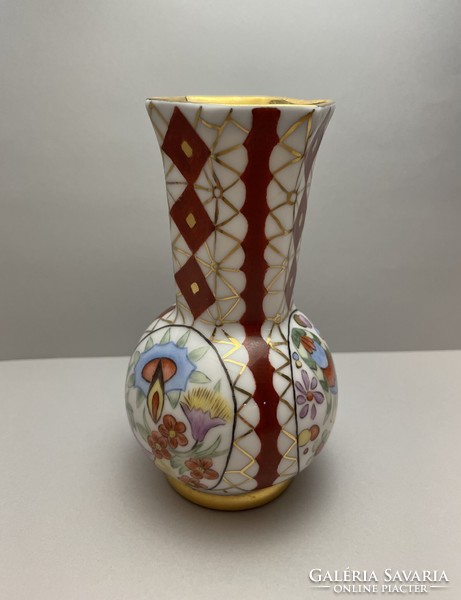 Zsolnay art deco vase - 14 cm