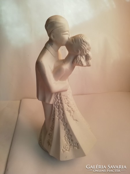 Árpád Világhy - kiss applied art ceramic sculpture, flawless, marked 33 cm