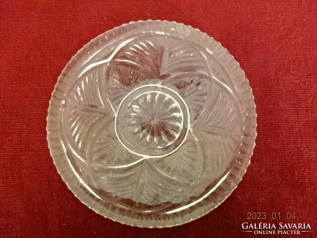 Small glass plate, diameter 16 cm. He has! Jokai.