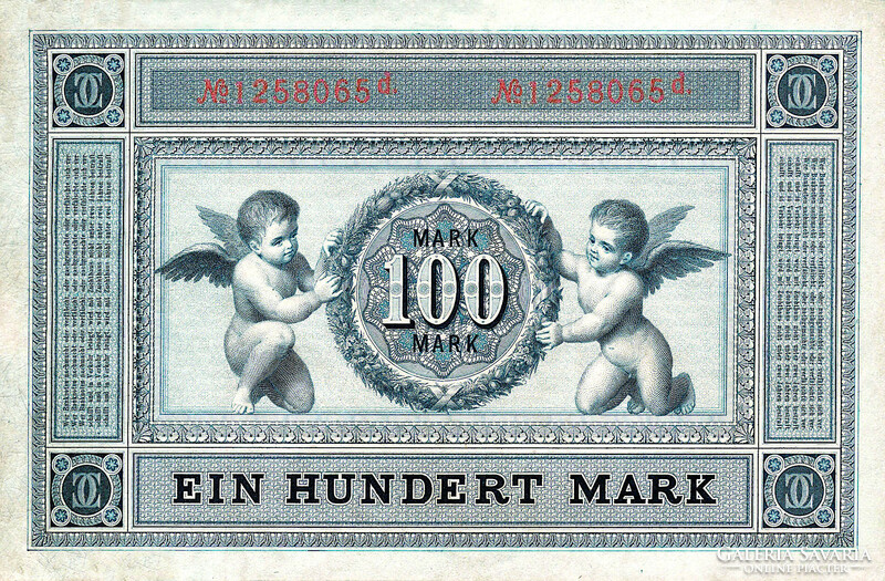 Replica - 100 reichsmark (imperial mark), 1876﻿ - the rarest