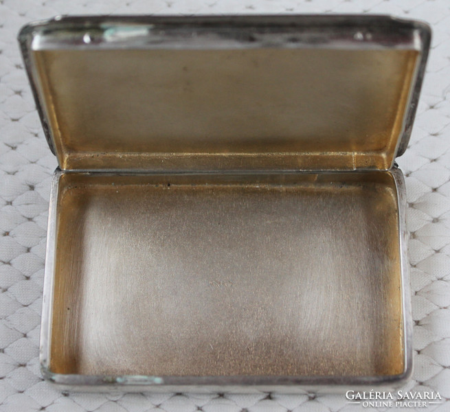 Silver-plated cigarette holder