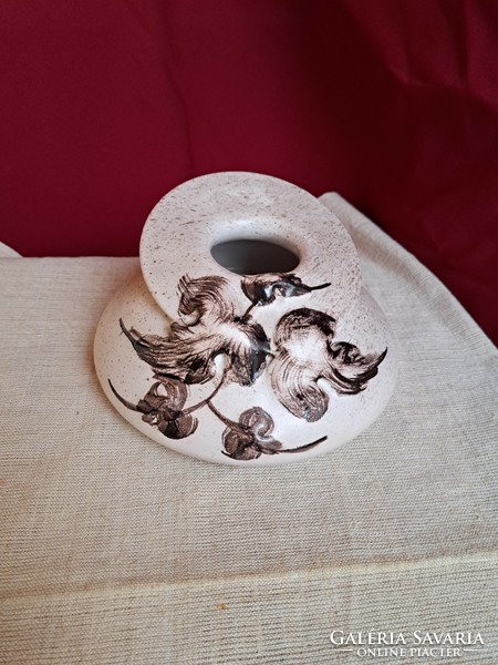 Beautiful retro lignifer ceramic vase collectible mid-century modern home decoration heirloom