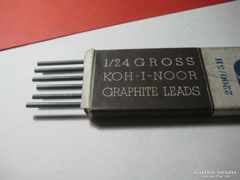 Graphite pads 1/24 gross koh-1 noor graphite leads blue, Czechoslovakia