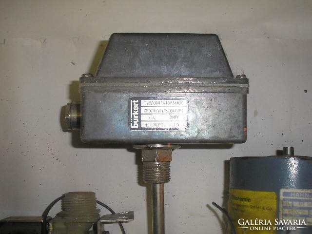 E m1-4 retro burkert heat control heat transmitter 110-270 f 44 cm threaded transmitter part old material energy saving