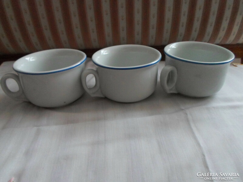 Zsolnay porcelain koma mug, koma cup (white-blue)