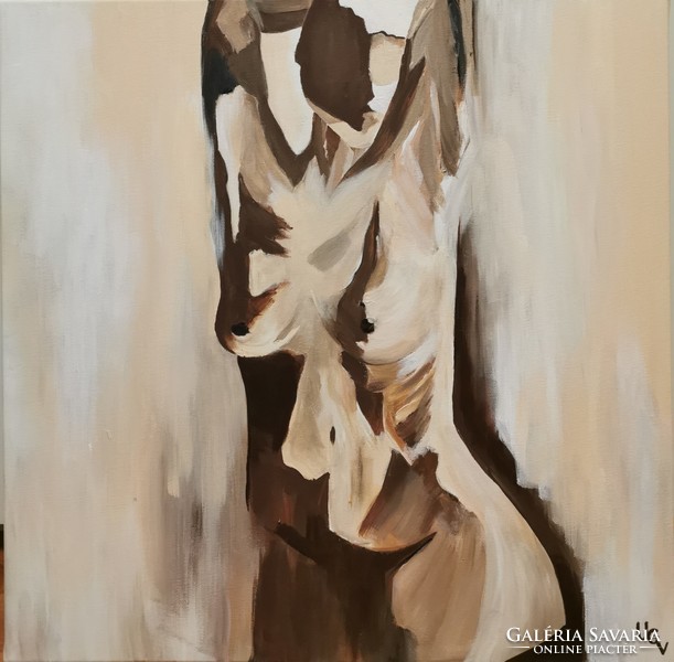 AKCIÓS A női test gyönyöre című festményem (2023)