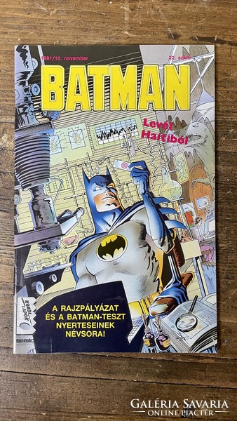 Batman letter from Haiti comic 1991/10 issue November