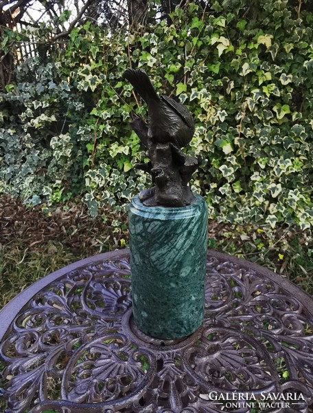 Bird - bronze statue