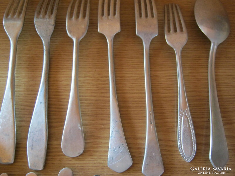 Old aluminum cutlery