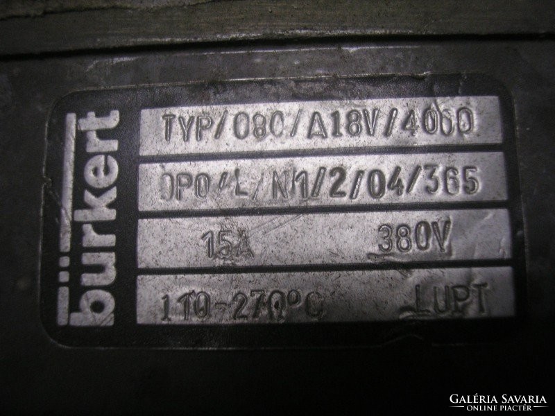 E m1-4 retro burkert heat control heat transmitter 110-270 f 44 cm threaded transmitter part old material energy saving