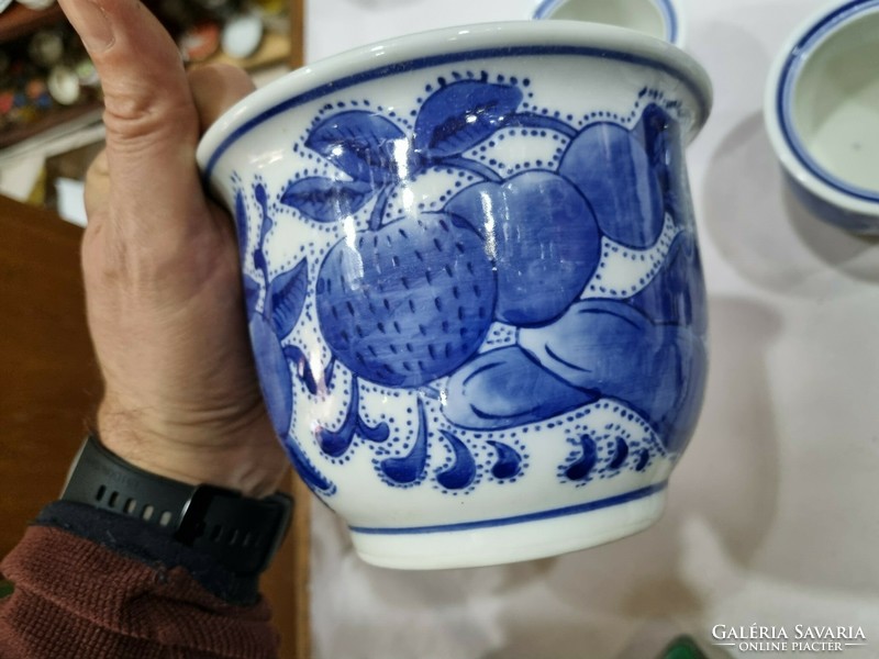 5db kinai porcelán kaspó
